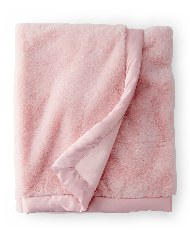 CARTER'S Deka umělá kožešina Pink 80x110 cm Carter´s