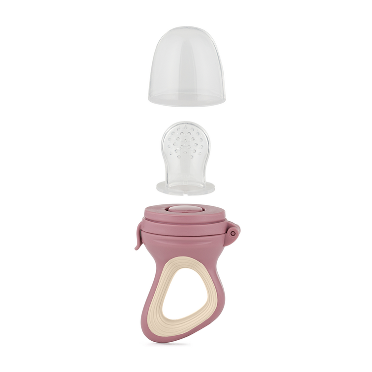 PETITE&MARS Dudlík silikonový na krmení Fruzi Rose&Sand 6m+ Petite&Mars