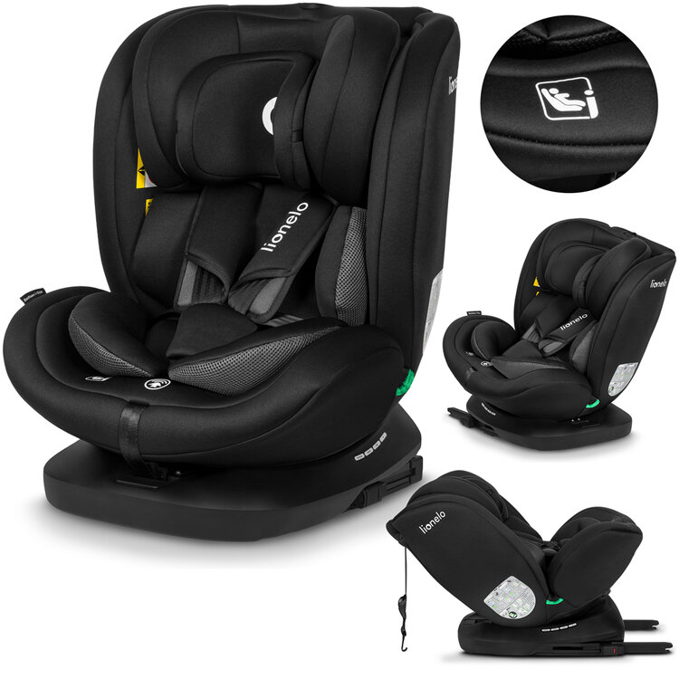 LIONELO Autosedačka Bastiaan i-Size (40-150 cm) Black Carbon LIONELO