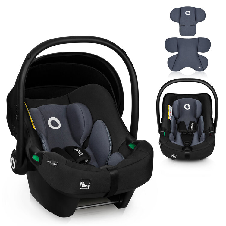 LIONELO Autosedačka Astrid i-Size (40-87 cm) Black Grey LIONELO