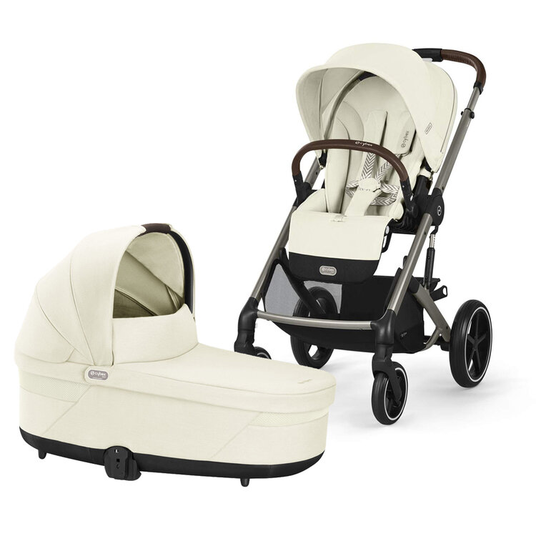 CYBEX Kočárek kombinovaný Balios S Lux Seashell Beige Gold 2024 Cybex