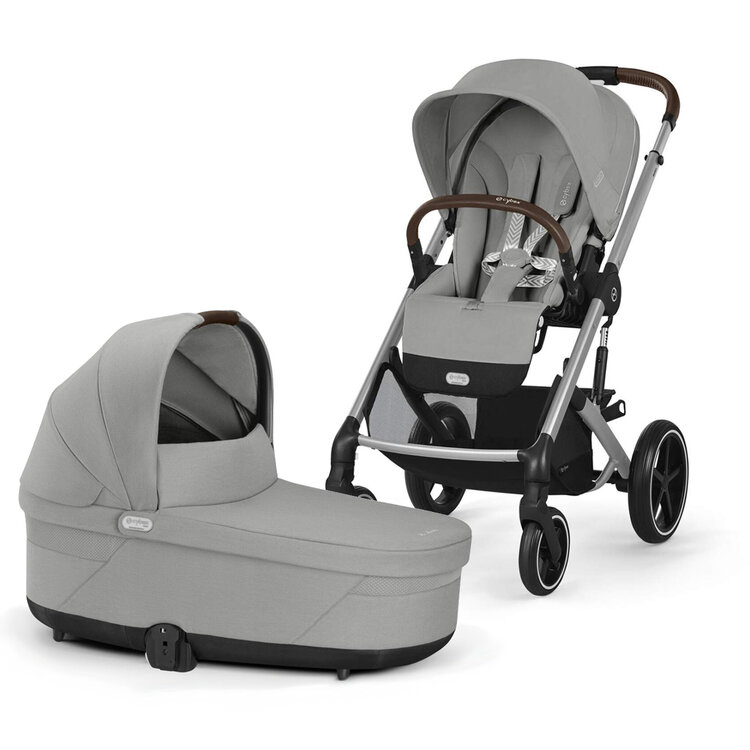 CYBEX Kočárek kombinovaný Balios S Lux Stone Grey Gold 2024 Cybex