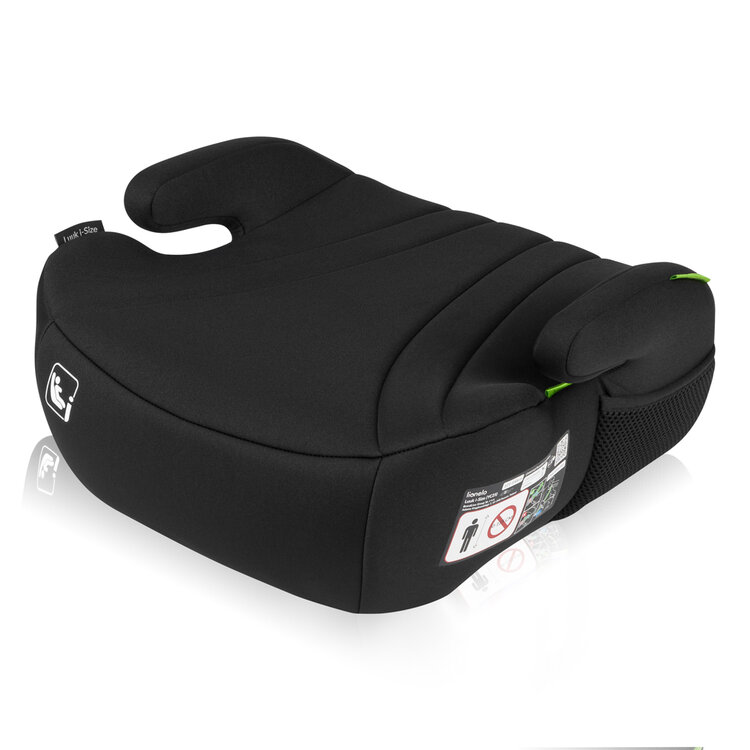 LIONELO Podsedák Luuk i-Size (125-150 cm) Black LIONELO