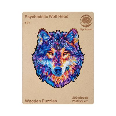 Dřevěné puzzle - Vlk Albi Albi