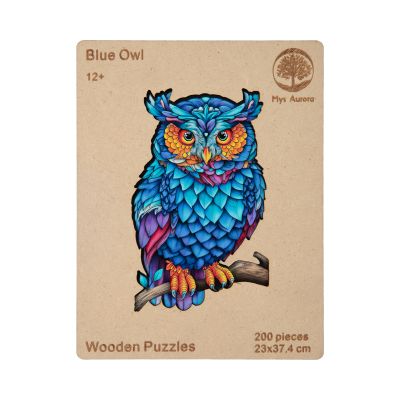 Dřevěné puzzle - Sova Albi Albi