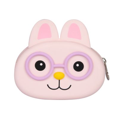 Silikonová peněženka - Růžový králík Albi Albi