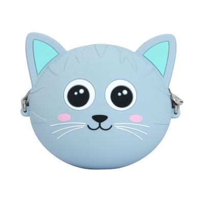 Silikonová kabelka - Modrá kočka Albi Albi