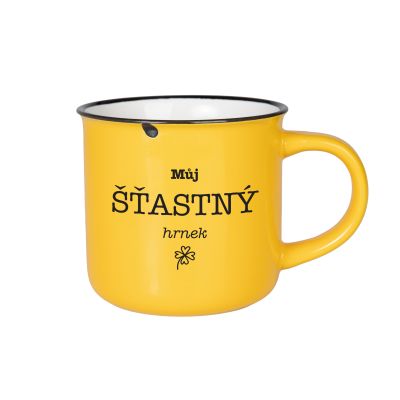 Kameninový plecháček - Můj šťastný hrnek Albi Albi