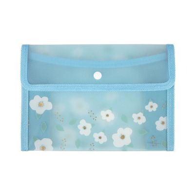 Pouzdro B6 - Modré květiny Albi Albi