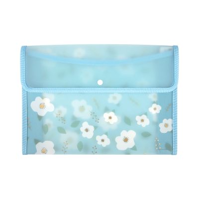 Pouzdro A4 - Modré kytičky Albi Albi