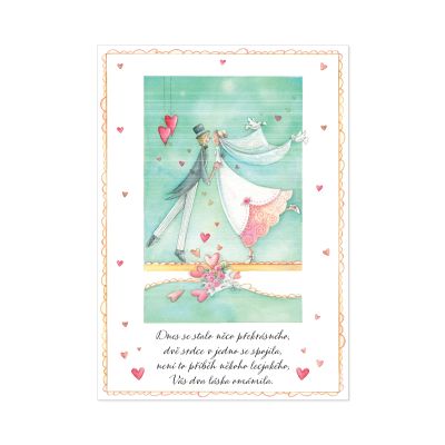 Hrací přání - Svatební polibek Albi Albi