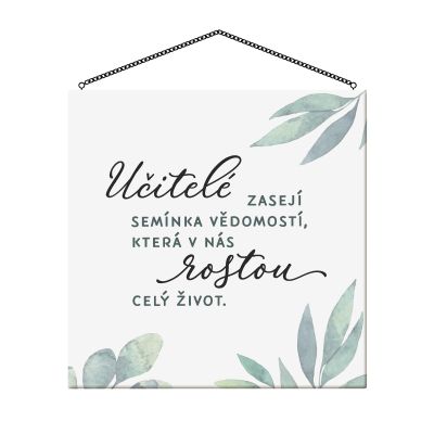 Cedulka - Učitelé Albi Albi