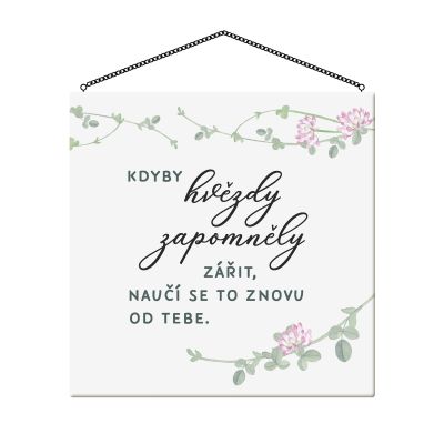 Cedulka - Hvězdy Albi Albi