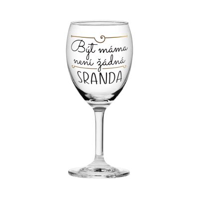 Vinná sklenice - Máma Albi Albi