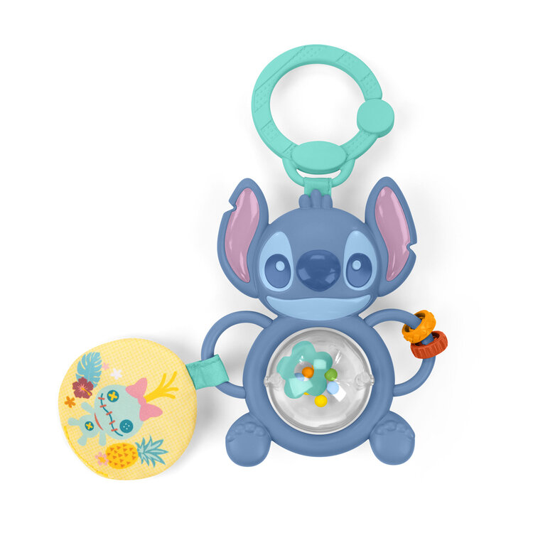 BRIGHT STARTS Hračka na C kroužku senzorická Stitch Tummy Tumble™ 0m+ Bright Starts