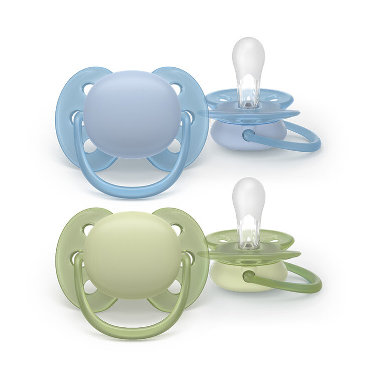 Philips AVENT Šidítko Ultrasoft Premium 0-6m chlapec