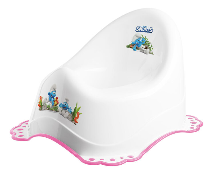 MALTEX Nočník protiskluzový Šmoulové - Pink Maltex