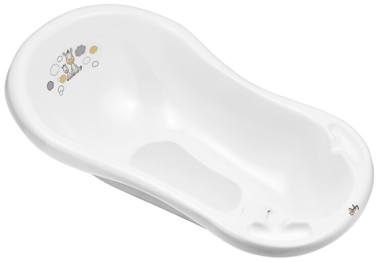 MALTEX Vanička se zátkou a protiskluzovou podložkou Zebra 84 cm - White Maltex