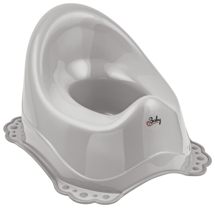 MALTEX Nočník protiskluzový s hudbou Classic - Grey Maltex