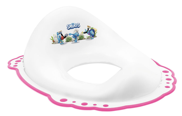 MALTEX Redukce na WC protiskluzová Šmoulové - Pink Maltex