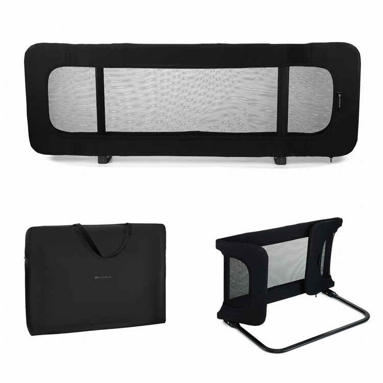 KINDERKRAFT Zábrana na postel Guard&Dream Black Kinderkraft