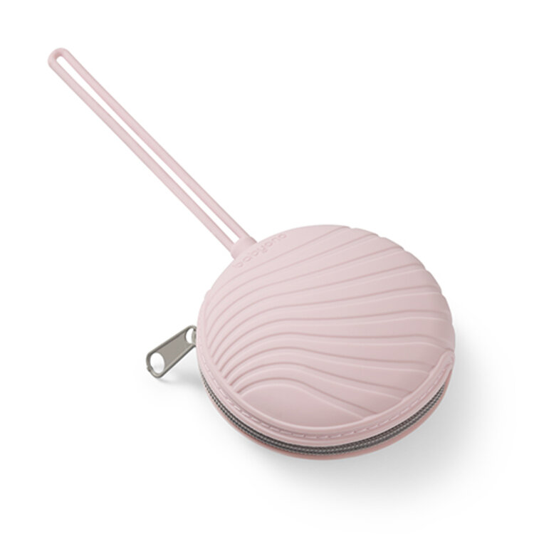 BABYONO Pouzdro na dudlík silikonové růžové 0m+ BabyOno