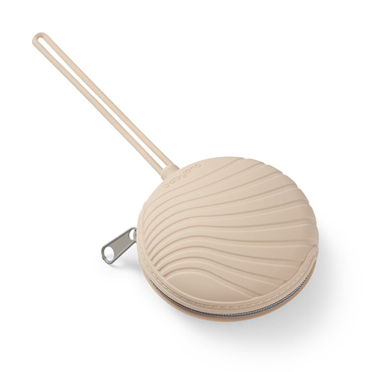 BABYONO Pouzdro na dudlík silikonové béžové 0m+ BabyOno