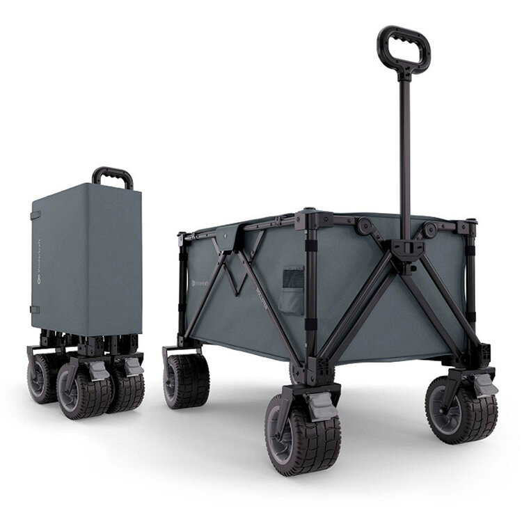 KINDERKRAFT Vozík přepravní skladací Wagon Rollster Grey Kinderkraft