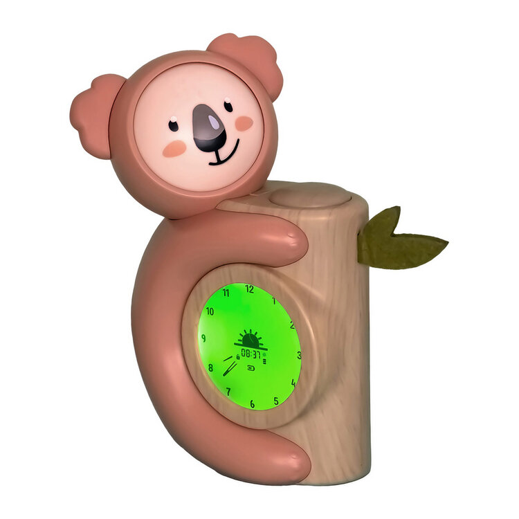 PABOBO Budík dětský se světýlkem Koala Pabobo