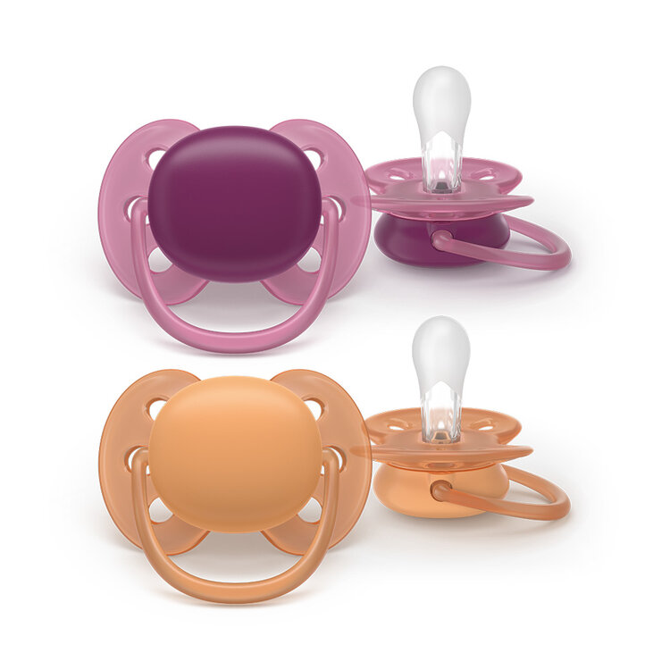 Philips AVENT Šidítko Ultrasoft Premium 18+m dívka