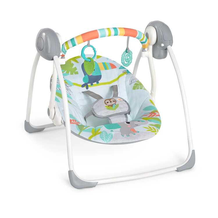 BRIGHT STARTS Houpačka s melodií Rainforest Vibes™ 0m+ do 9kg Bright Starts