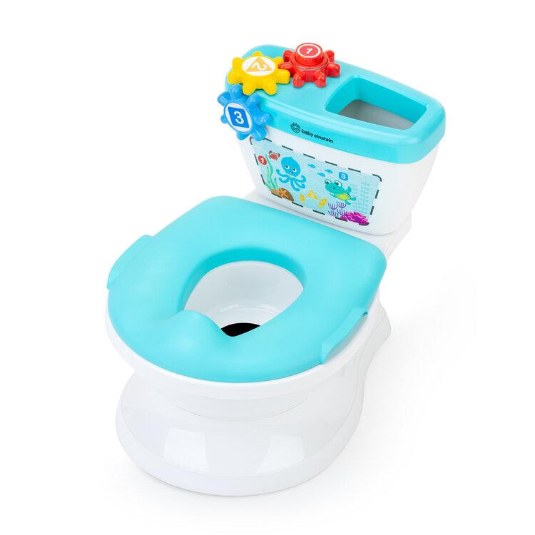BABY EINSTEIN Toaleta dětská se zvukem 2v1 Geared for Success™ 18m+ Baby Einstein