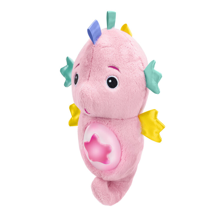 BABY EINSTEIN Hračka uklidňující se senzorem pláče mořský koník růžový Sea Dreams Seahorse™ 0m+ Baby Einstein