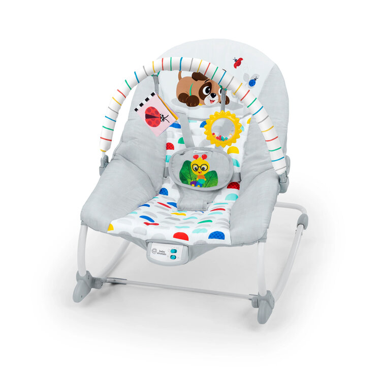 BABY EINSTEIN Lehátko hudební vibrující Dean's Discovery Spot™ 0m+ do 9kg Baby Einstein