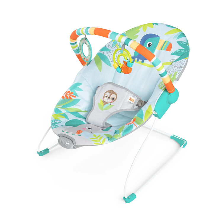 BRIGHT STARTS Lehátko vibrující Rainforest Vibes™ 0m+ do 9kg Bright Starts