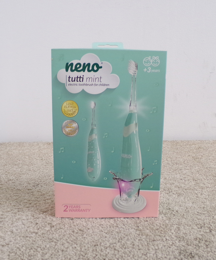 NENO Kartáček dětský elektrický Tutti - mint 3r+ NENO
