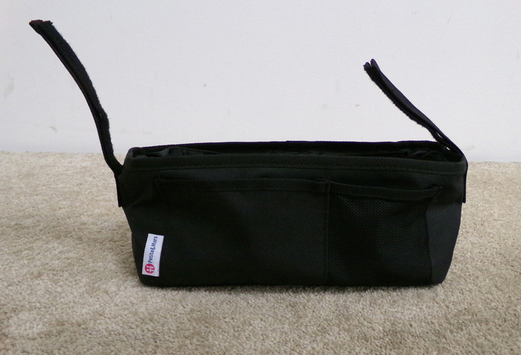 PETITE&MARS Organizér na kočárek Pocket Absolute Black Petite&Mars