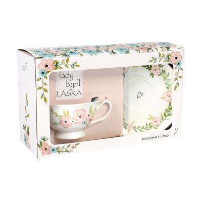 Hrnek s podšálkem - Láska Albi Albi