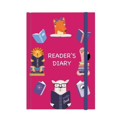 Čtenářský deník - růžový Albi Albi