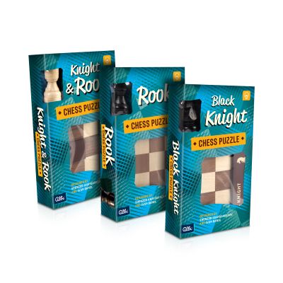 Výhodné balení - 3 hlavolamy Chess Puzzle Albi Albi