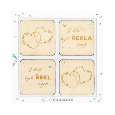 Svatební podtácky Albi Albi