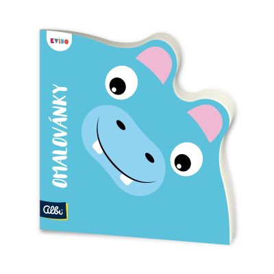 Tvarované omalovánky: Hroch - Kvído Albi Albi