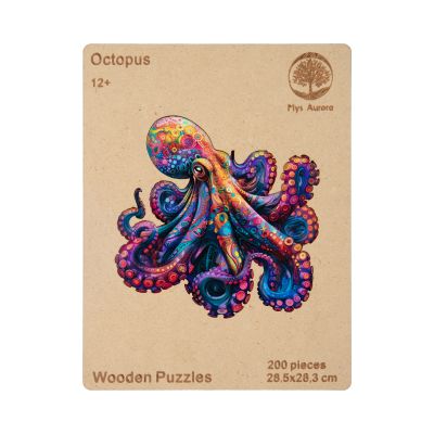 Dřevěné puzzle - Chobotnice Albi Albi