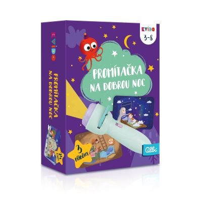Zelená promítačka na dobrou noc - Kvído Albi Albi