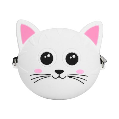 Silikonová kabelka - Bílá kočka Albi Albi