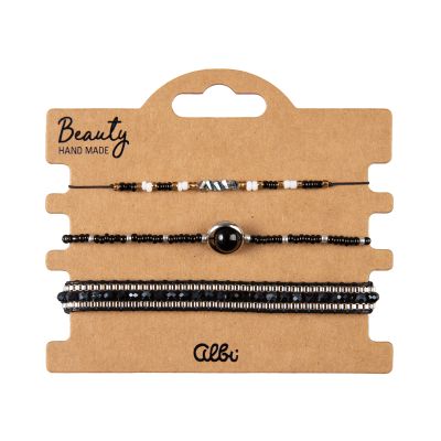 Náramky - Černá planetka Albi Albi