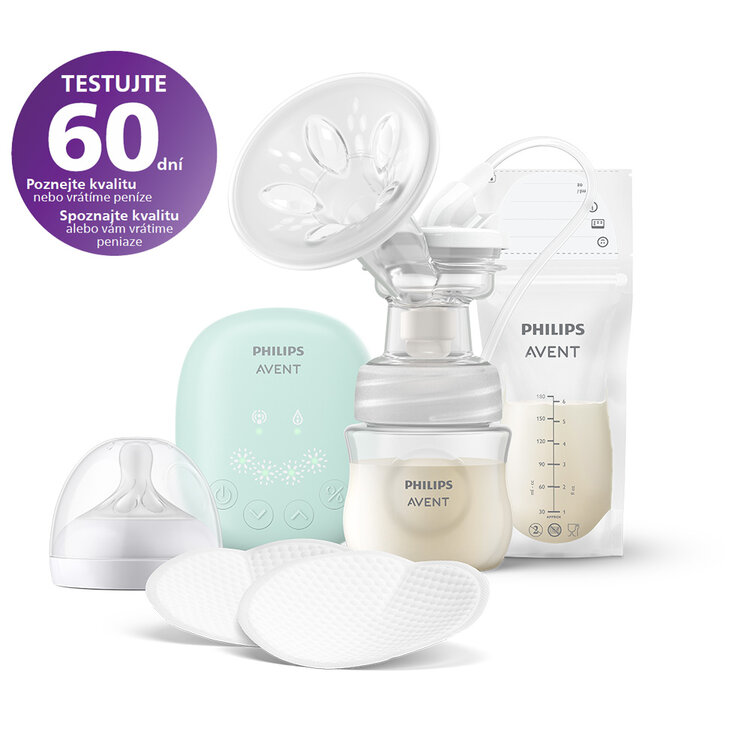 Philips AVENT Odsávačka mateřského mléka elektrická sada Essential SCD323/20 Philips Avent