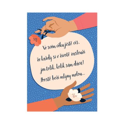 Hrací přání - Květy v dlaních Albi Albi