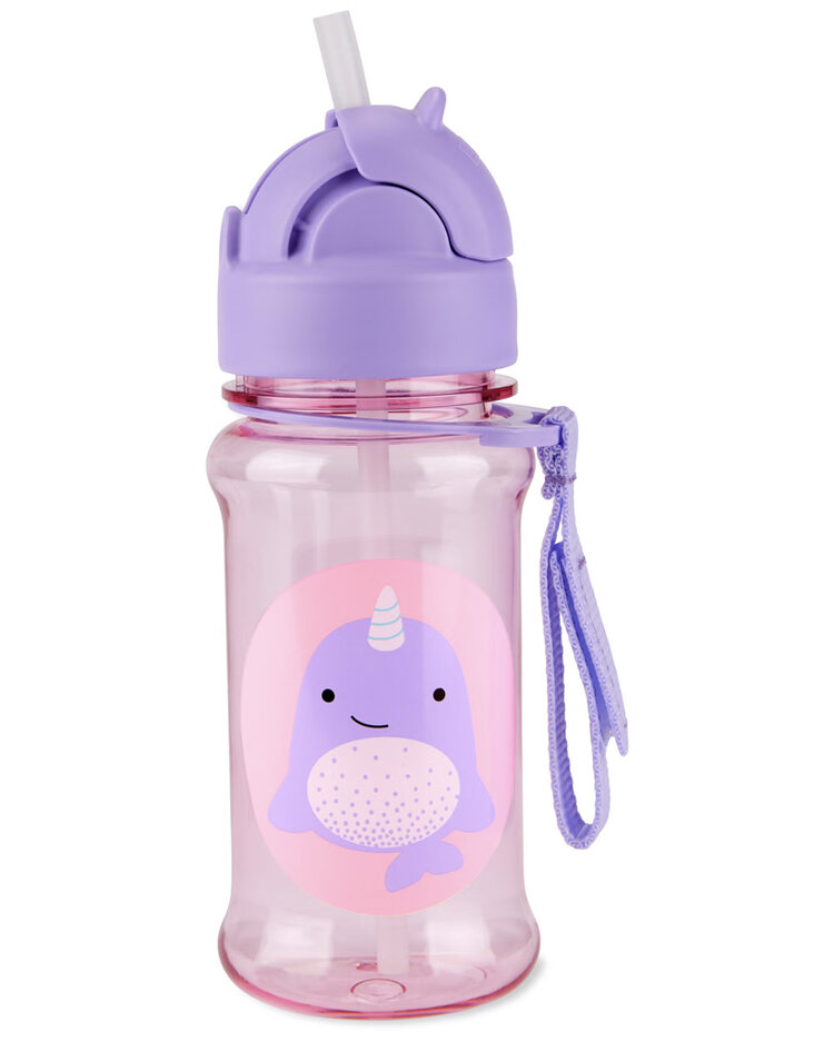 SKIP HOP Zoo tritan Láhev s brčkem 355ml Narval 12m+ Skip Hop