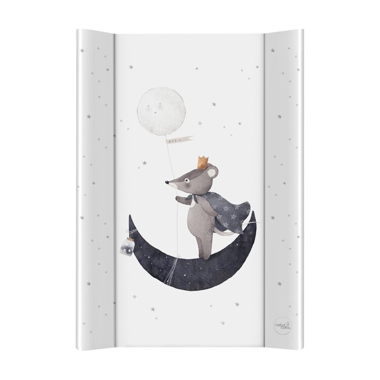 CEBA BABY Podložka přebalovací 2-hranná s pevnou deskou (50x70) Ultra Light Moon Prince Ceba